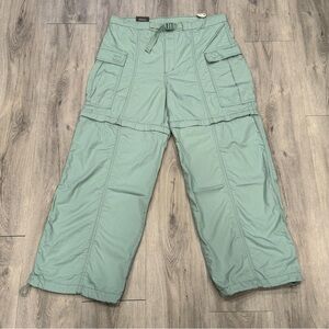 Levi's Casual Mint Green/Blue Relaxed Fit Convertible Cargo Track Pants